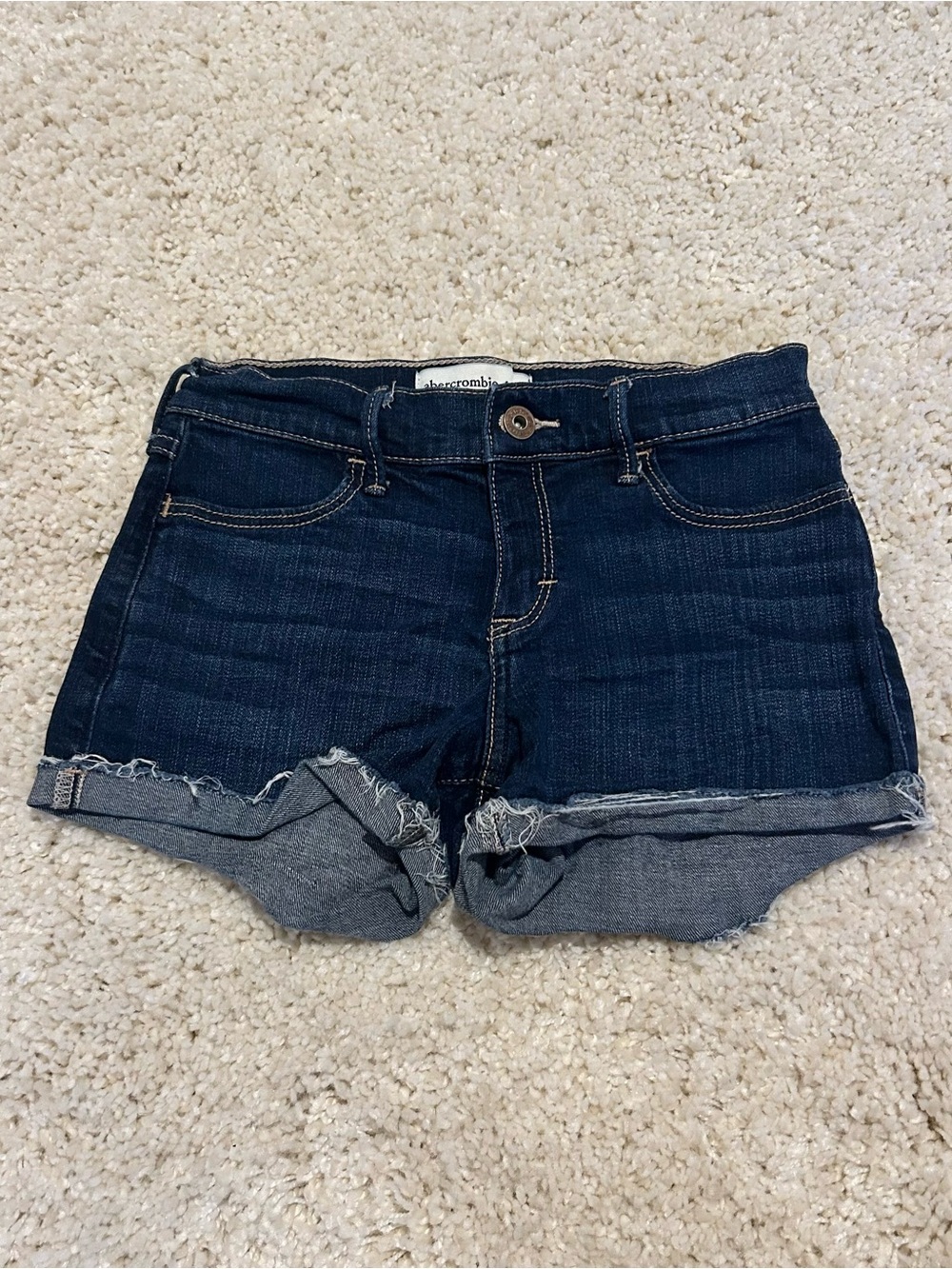 abercrombie kids jean shorts